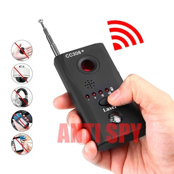 CC308 Full Range Anti-Spy Bug Detector Mini Wireless Camera Hidden Signal GSM Device Finder Privacy Protect Home Security Tools
CC308 Full Range Anti-Spy Bug Detector Mini Wireless Camera Hidden Signal GSM Device Finder Privacy Protect Home Security Tools