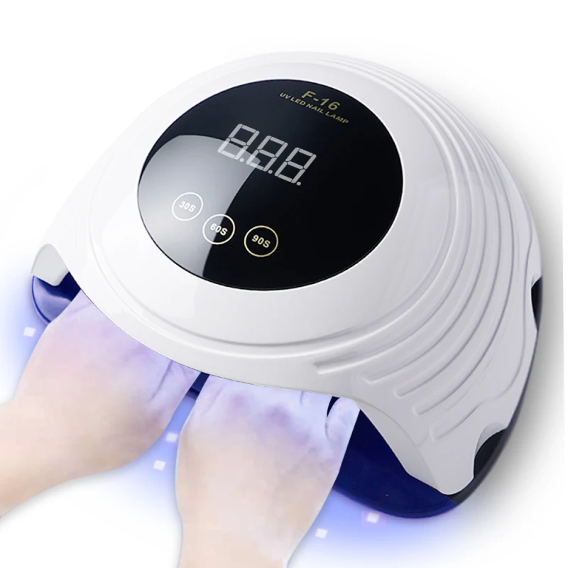 168W UV LED Lamp For Nails Dryer Three-speed Intelligent Induction Phototherapy Lamp Nail Polish Baking Light Therapy Nail Lamp
168W UV LED Lamp For Nails Dryer Three-speed Intelligent Induction Phototherapy Lamp Nail Polish Baking Light Therapy Nail Lamp