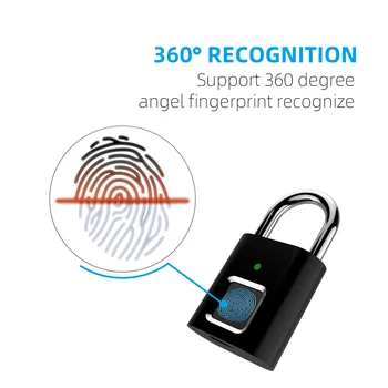 DHL 30pcs Mini Unlock Rechargeable Smart Lock Keyless Fingerprint Lock Anti-Theft Security Padlock Door Luggage Lock small box
DHL 30pcs Mini Unlock Rechargeable Smart Lock Keyless Fingerprint Lock Anti-Theft Security Padlock Door Luggage Lock small box