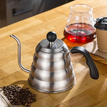 HOT Stainless Steel Pour Over Coffee Kettle Tea Kettle Gooseneck Coffee Kettle for Drip Coffee and Tea TI99
HOT Stainless Steel Pour Over Coffee Kettle Tea Kettle Gooseneck Coffee Kettle for Drip Coffee and Tea TI99
