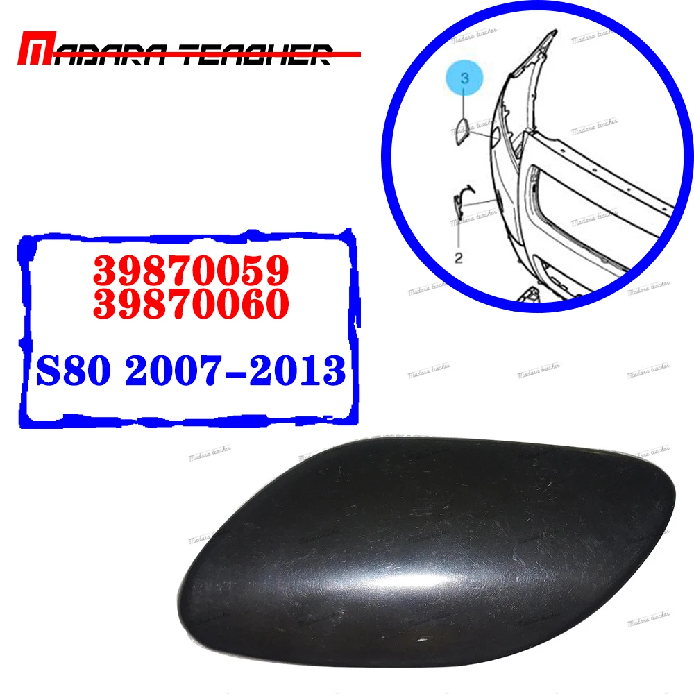39870060 39870059 for Volvo S80 2007 2010-2013 Car Front Left Right Bumper Headlight Washer Nozzle Cover Cap Trim
39870060 39870059 for Volvo S80 2007 2010-2013 Car Front Left Right Bumper Headlight Washer Nozzle Cover Cap Trim