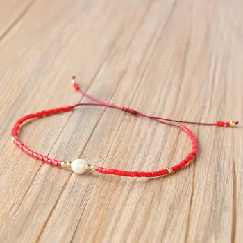 KELITCH Fashion Women String Cuff Bracelets Jewelry Woven Miyuki Seed Beaded Pearls Wrap Bracelets Adjustable Chain for Lovers
KELITCH Fashion Women String Cuff Bracelets Jewelry Woven Miyuki Seed Beaded Pearls Wrap Bracelets Adjustable Chain for Lovers