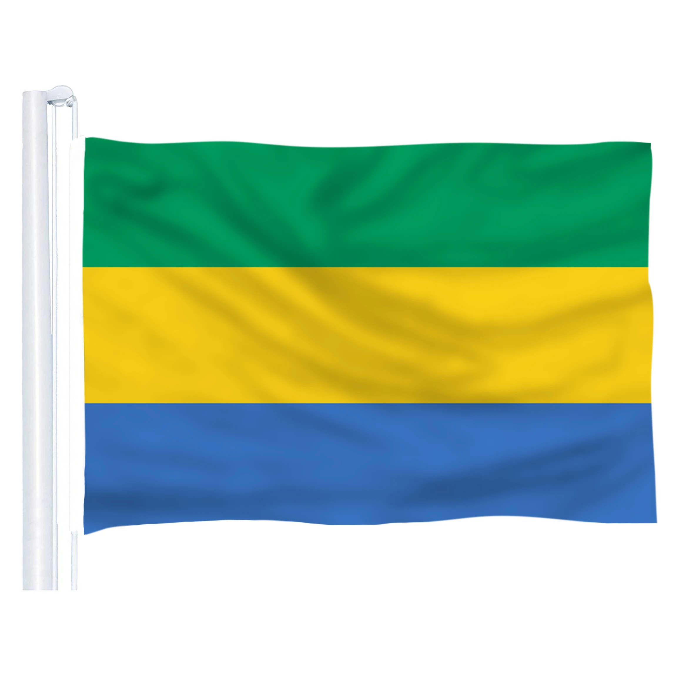 DFLIVE Gabon Country Flag 3x5 FT Printed Polyester Fly 90x150 CM Gabonese GA National Banner
DFLIVE Gabon Country Flag 3x5 FT Printed Polyester Fly 90x150 CM Gabonese GA National Banner