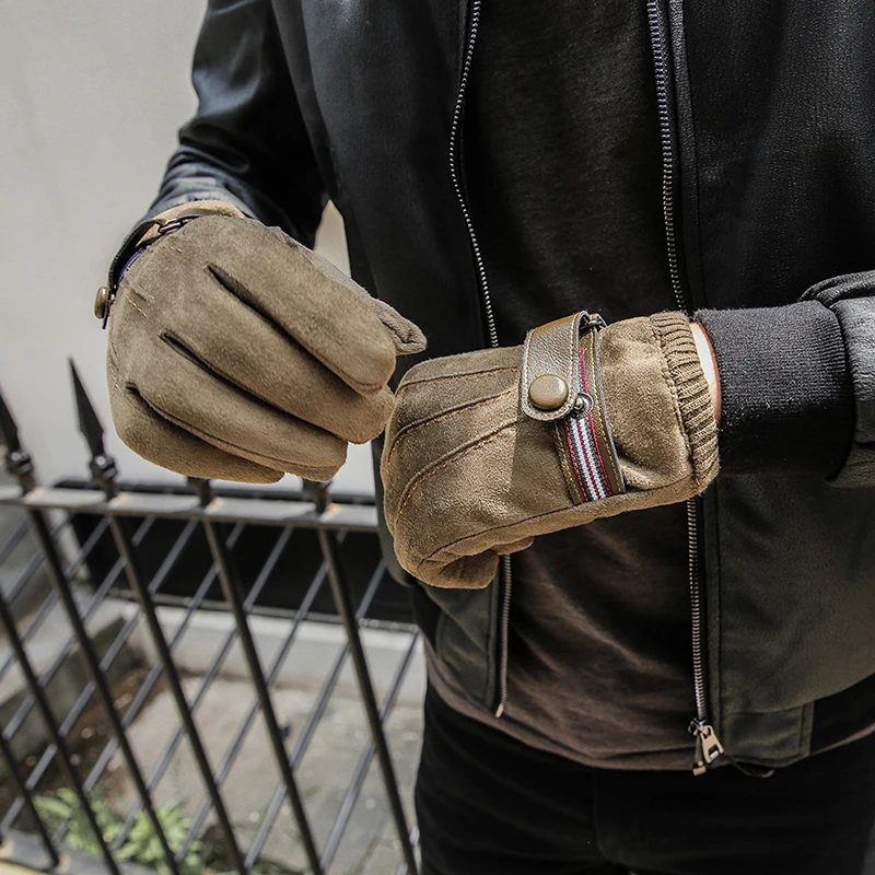 FEIQIAOSH Winter warm men's gloves Genuine Suede touch screen brand design luxury black brown navy blue brown gloves wholesale
FEIQIAOSH Winter warm men's gloves Genuine Suede touch screen brand design luxury black brown navy blue brown gloves wholesale