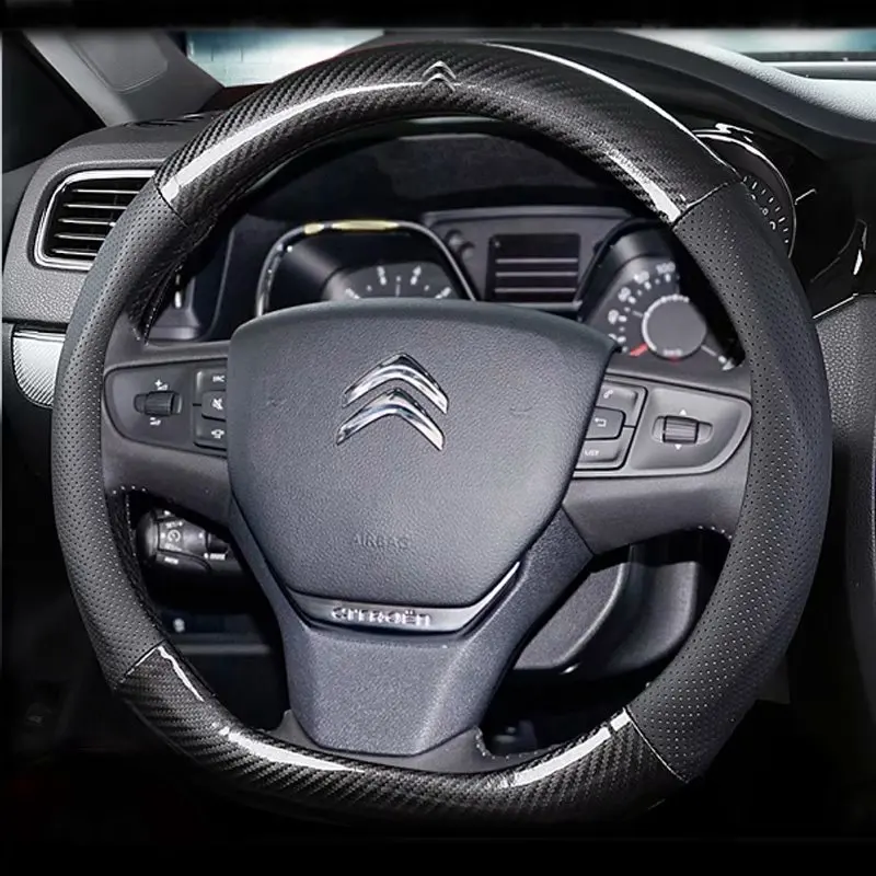 Car Steering-wheels Cover 37 38cm 15" for Citroen C2 C4L C5 AIRCROSS C-Elysee C-Triomphe C1 C4 AIRCROSS C3-XR
Car Steering-wheels Cover 37 38cm 15" for Citroen C2 C4L C5 AIRCROSS C-Elysee C-Triomphe C1 C4 AIRCROSS C3-XR