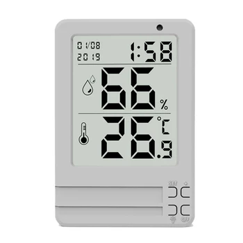 LCD Digital Thermometer Hygrometer Alarm Clock Calendar Weather Station Desk Clock Temperature Humidity Meter Barometer Indoor
LCD Digital Thermometer Hygrometer Alarm Clock Calendar Weather Station Desk Clock Temperature Humidity Meter Barometer Indoor