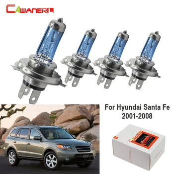 Cawaner For Hyundai Santa Fe 2001-2008 100W H4 Car Halogen Bulb 4300K High Power Auto Headlight Light Hi/Lo Beam 12V 2 Pair
Cawaner For Hyundai Santa Fe 2001-2008 100W H4 Car Halogen Bulb 4300K High Power Auto Headlight Light Hi/Lo Beam 12V 2 Pair