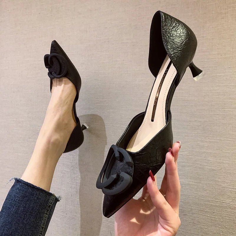 Sping Sandal Women's Ribbed Sheepskin 2020 Spring And Autumn New Style High Heel Shoes Women's Fashion Korean-style Versatile Si
Sping Sandal Women's Ribbed Sheepskin 2020 Spring And Autumn New Style High Heel Shoes Women's Fashion Korean-style Versatile Si
