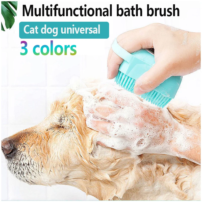 Pet Bath Massage Silicone Brushes Bathroom Dog Cat Bath Tools Grooming Scrubber Shower Brush for Bathing Short Hair Soft Comb
Pet Bath Massage Silicone Brushes Bathroom Dog Cat Bath Tools Grooming Scrubber Shower Brush for Bathing Short Hair Soft Comb