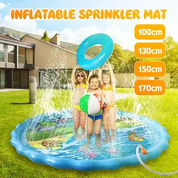 100-170cm Kids Sprinkler Pad Mat Children Summer Outdoor Water Splash Pad PVC Play Mat Lawn Inflatable Sprinkler Cushion Toy 
100-170cm Kids Sprinkler Pad Mat Children Summer Outdoor Water Splash Pad PVC Play Mat Lawn Inflatable Sprinkler Cushion Toy