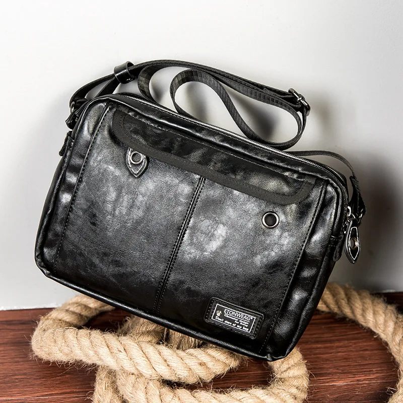 High Quality Men Casual Leather Shoulder Messenger Bag Men's Crossbody Bags for Male Bolsas Fashion Ipad Laptop Messenger Bags 
High Quality Men Casual Leather Shoulder Messenger Bag Men's Crossbody Bags for Male Bolsas Fashion Ipad Laptop Messenger Bags