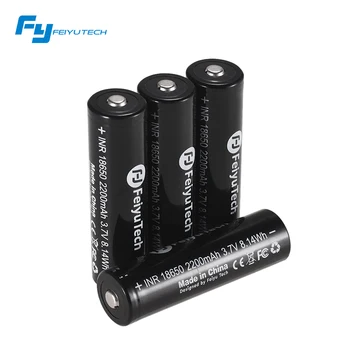 FeiyuTech INR 18650 Rechargeable Li-ion Battery 2200mAh 3.7V Flat Top Fast Charge for AK2000 AK4000 Gimbal Stabilizer 4pcs/ Pack
FeiyuTech INR 18650 Rechargeable Li-ion Battery 2200mAh 3.7V Flat Top Fast Charge for AK2000 AK4000 Gimbal Stabilizer 4pcs/ Pack
