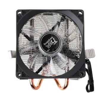 CPU Cooler 2 Copper Heat Pipes 4Pin CPU Cooling Fan with 5 Colors Light for LGA 1151/1155/1156/AM2+/AM3+/AM4
CPU Cooler 2 Copper Heat Pipes 4Pin CPU Cooling Fan with 5 Colors Light for LGA 1151/1155/1156/AM2+/AM3+/AM4