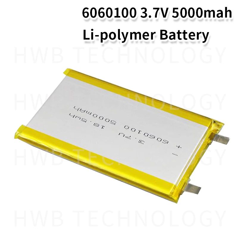 Литий-полимерные аккумуляторные батареи 6060100 3 7 в 5000 мАч литий-полимерная батарея