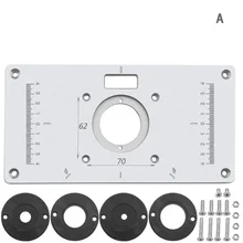 Multifunctional Aluminium Router Table Insert Plate Woodworking Benches Wood Router Trimmer Models Engraving Machine
Multifunctional Aluminium Router Table Insert Plate Woodworking Benches Wood Router Trimmer Models Engraving Machine