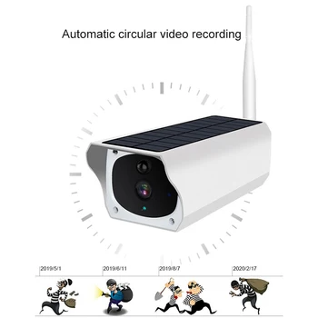 New Wireless Solar Outdoor WiFi IP Camera 1080P HD Security Surveillance Waterproof Camera DOM668
New Wireless Solar Outdoor WiFi IP Camera 1080P HD Security Surveillance Waterproof Camera DOM668