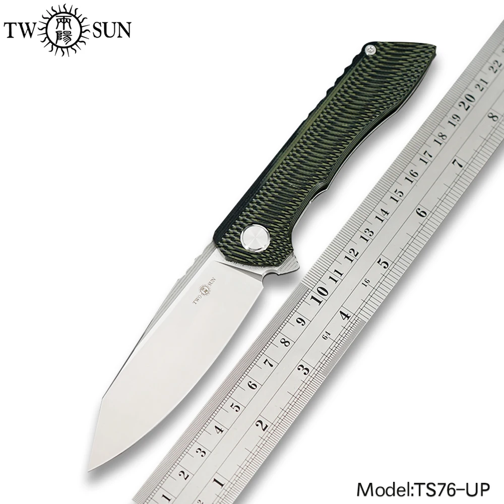 TWOSUN Knives D2 Blade Folding Pocket Knife Tactical Knife Survival Hunting Knives Camping Outdoor Tool Fast Open G10 EDC TS76
TWOSUN Knives D2 Blade Folding Pocket Knife Tactical Knife Survival Hunting Knives Camping Outdoor Tool Fast Open G10 EDC TS76