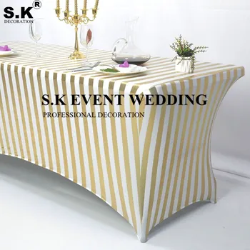 New Design Bronzing Lycra Spandex Table Cover Cloth Wedding Tablecloth For Event Dining Banquet Decoration
New Design Bronzing Lycra Spandex Table Cover Cloth Wedding Tablecloth For Event Dining Banquet Decoration