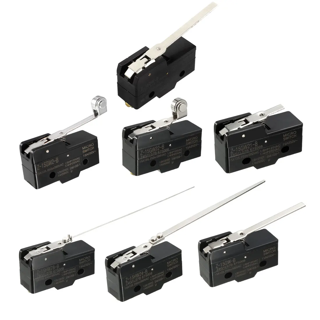 uxcell 1/2/5PCS Micro Switches 1NO + 1NC+1COM Short Hinge/Long Hinge/Long Steel Wire Lever Type Miniature IP62
uxcell 1/2/5PCS Micro Switches 1NO + 1NC+1COM Short Hinge/Long Hinge/Long Steel Wire Lever Type Miniature IP62