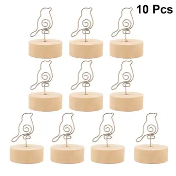 10 Pcs Wooden Clips Bird Shaped Round Wood Name Card Clips Khaki Message Memo Photo Holder Seat Note Stand Ornament for Party
10 Pcs Wooden Clips Bird Shaped Round Wood Name Card Clips Khaki Message Memo Photo Holder Seat Note Stand Ornament for Party