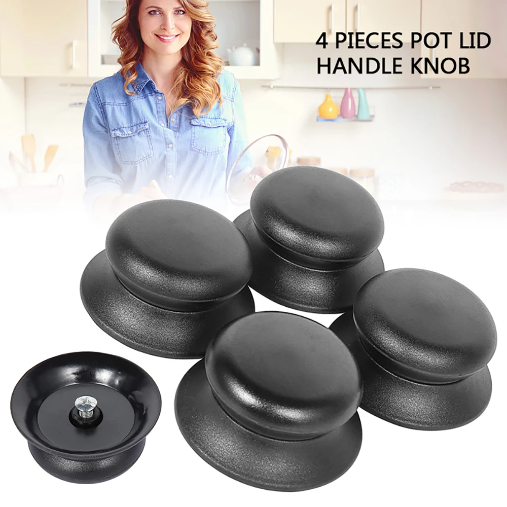 4pcs Universal Kitchen Cookware Replacement Utensil Pot Pan Lid Cover Circular Holding Knob Screw Handle
4pcs Universal Kitchen Cookware Replacement Utensil Pot Pan Lid Cover Circular Holding Knob Screw Handle