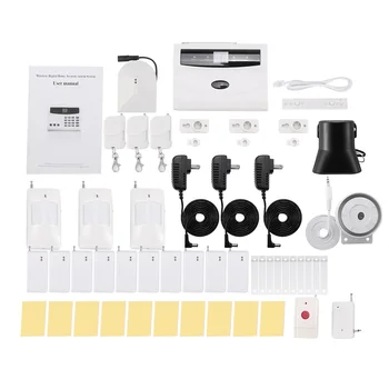 LED Intelligent Wireless Digital Home Security Alarm System Fireproof Burglarproof Emergency Help White For Home Safe
LED Intelligent Wireless Digital Home Security Alarm System Fireproof Burglarproof Emergency Help White For Home Safe