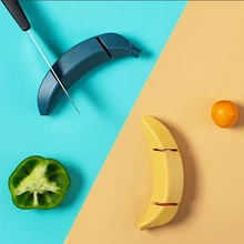 Household Knife Sharpening Tool Cartoon Banana Whetstone Two-stage Sharpening Kitchen Knife Fast Sharp Tool Kitchen Accessories
Household Knife Sharpening Tool Cartoon Banana Whetstone Two-stage Sharpening Kitchen Knife Fast Sharp Tool Kitchen Accessories