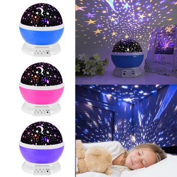 Starry Sky Rotating LED Night Light Projector Planetarium Children's Bedroom Star Night Lamp Moon Projection Light Kids Gift
Starry Sky Rotating LED Night Light Projector Planetarium Children's Bedroom Star Night Lamp Moon Projection Light Kids Gift