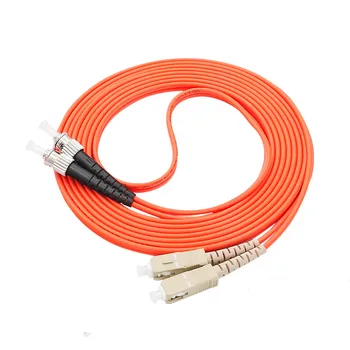 

5PCS/lot SC/UPC-ST/UPC fiber optic patch cord 1M 2M 3M 5M Duplex Multimode cable SC-ST optical fibre jumper MM DX free shipping