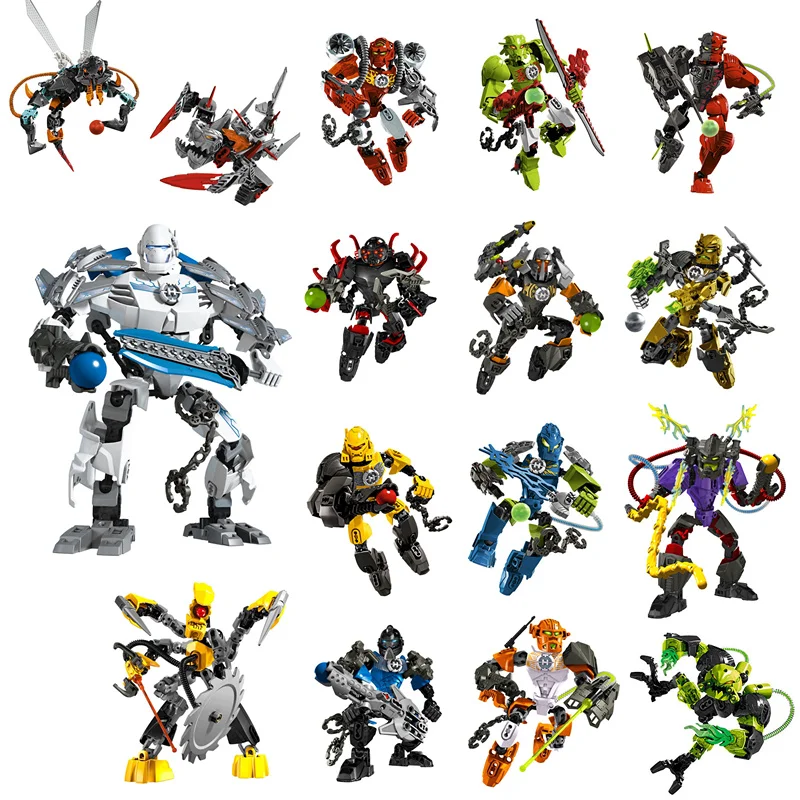 Legoinglys Toys Star Warrior Soldiers Bionicle Hero Factory Surge Evo Stringer Robot Figures Building Block Action for Children
Legoinglys Toys Star Warrior Soldiers Bionicle Hero Factory Surge Evo Stringer Robot Figures Building Block Action for Children