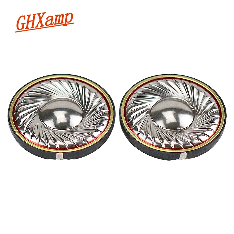 GHXAMP 50mm Woofer Headphone Speaker Unit 42Ohm Titanium Diaphragm Double Copper Ring Bass Headset Driver Diy 2pcs
GHXAMP 50mm Woofer Headphone Speaker Unit 42Ohm Titanium Diaphragm Double Copper Ring Bass Headset Driver Diy 2pcs