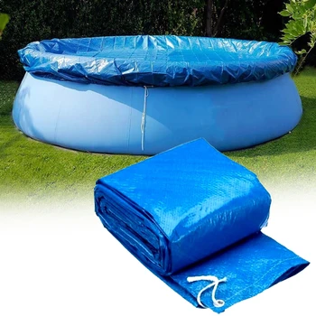 Round Pool Cover PE Waterproof Dust-Proof Pool Cover For 12ft Fast-Placed Round Swimming Pools Cover Woven Tarpaulin Cover
Round Pool Cover PE Waterproof Dust-Proof Pool Cover For 12ft Fast-Placed Round Swimming Pools Cover Woven Tarpaulin Cover