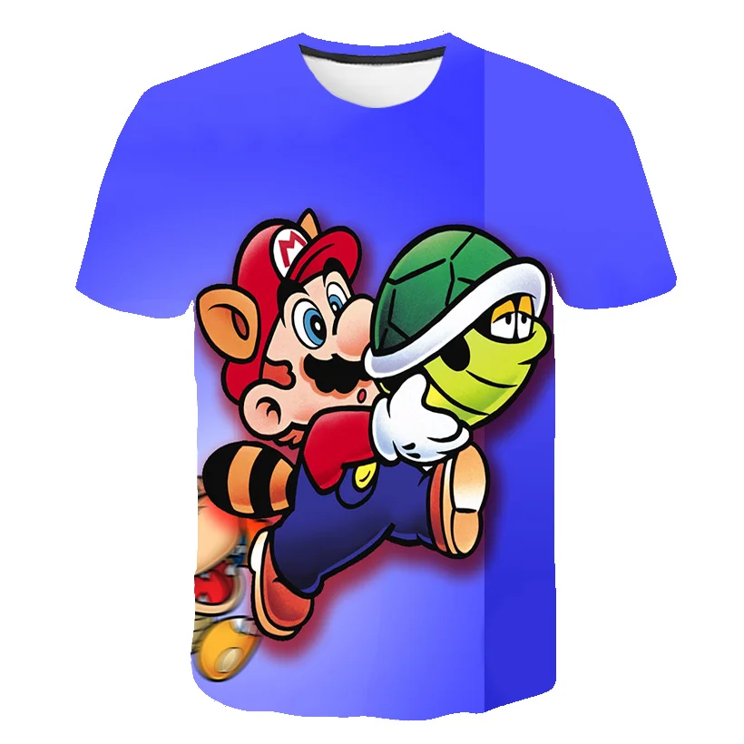 Unisex Casual Cartoon-Print Tees