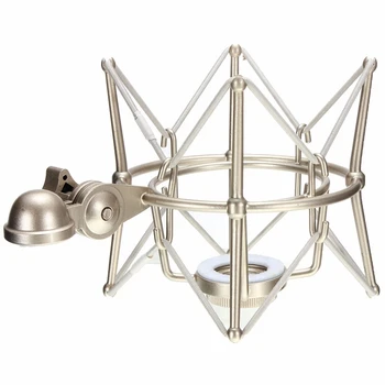 Recording Studio Metal Shockmount Clip Suspension Spiders Bracket Microphone Stand Shock Mount for Broadcast Computer Mic Holder
Recording Studio Metal Shockmount Clip Suspension Spiders Bracket Microphone Stand Shock Mount for Broadcast Computer Mic Holder