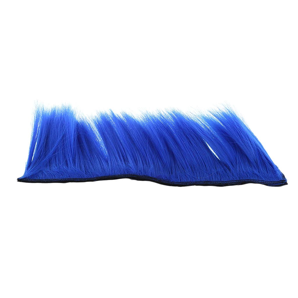 2pcs DIY Helmet Mohawk Hair Punk Hair for Motorcycle Ski Snowboard Helmets - Red and Blue, 30cm 2pcs DIY Helmet Mohawk Hair Punk Hair for Motorcycle Ski Snowboard Helmets - Red and Blue, 30cm