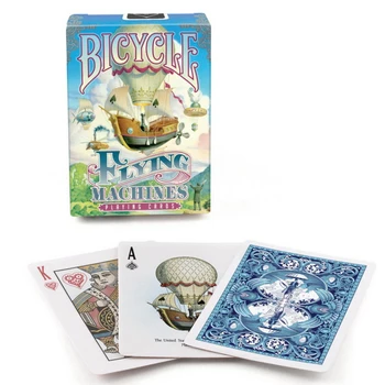 1 deck Bicycle Cards Flying Machines Playing Cards Regular Bicycle Deck Rider Back Card Magic Trick Magic Props
1 deck Bicycle Cards Flying Machines Playing Cards Regular Bicycle Deck Rider Back Card Magic Trick Magic Props