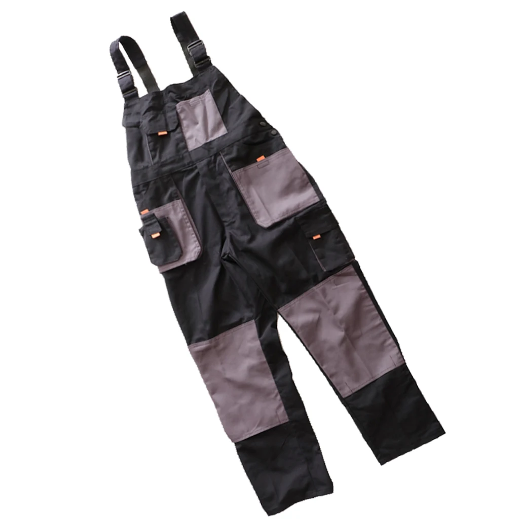 Workwear Coverall Work Bib and Brace Overall Pants Trousers Garage Dungarees