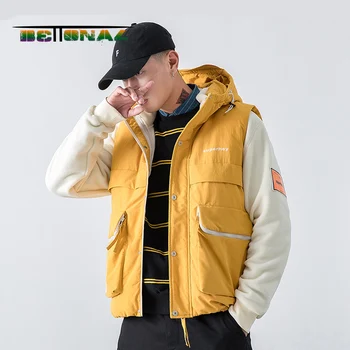 2020 fashion hoodies warm 90% winter down jacket men coats clothing brands streetwear hip hop Multiple pockets Japan south Korea 
2020 fashion hoodies warm 90% winter down jacket men coats clothing brands streetwear hip hop Multiple pockets Japan south Korea
