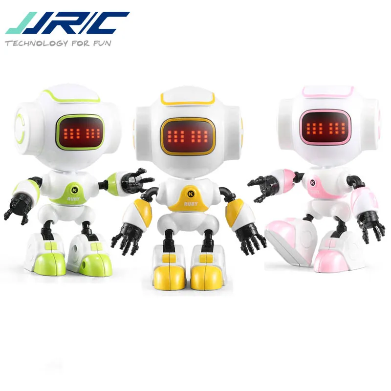 JJRC R9 RUBY Touch Control DIY Gesture Mini Smart Voiced Alloy Robot Toy RC Robot For Children Kids Birthday Gifts Present
JJRC R9 RUBY Touch Control DIY Gesture Mini Smart Voiced Alloy Robot Toy RC Robot For Children Kids Birthday Gifts Present