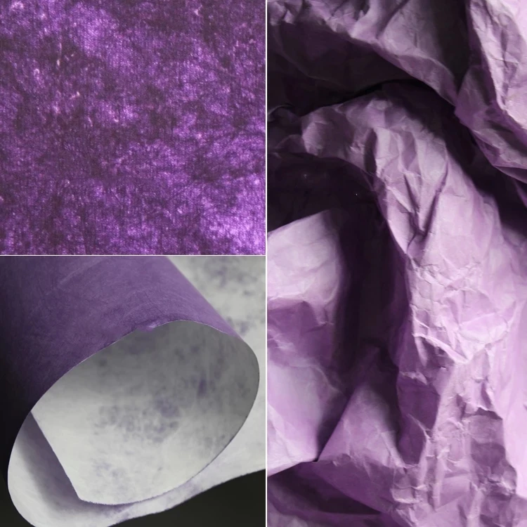 Tearing Resistant Violet Tyvek Washing breathe hard paper fabric for bag coat Fashion Technological Designer Fabric
Tearing Resistant Violet Tyvek Washing breathe hard paper fabric for bag coat Fashion Technological Designer Fabric