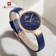 Luxury NAVIFORCE Fashion Womens Watches Leather Strap High Quality Ladies Casual Waterproof Quartz Wristwatch Relogio Feminino 
Luxury NAVIFORCE Fashion Womens Watches Leather Strap High Quality Ladies Casual Waterproof Quartz Wristwatch Relogio Feminino