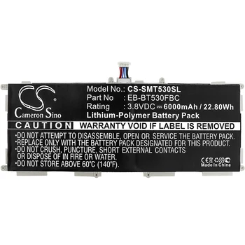 Cameron Sino EB-BT530FBC Battery for Samsung SM-T530 SM-T537 SM-T537R4 Galaxy Tab4 10.1 SM-T535 Galaxy Tab4 10.1 6000mAh
Cameron Sino EB-BT530FBC Battery for Samsung SM-T530 SM-T537 SM-T537R4 Galaxy Tab4 10.1 SM-T535 Galaxy Tab4 10.1 6000mAh