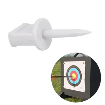 Fasten White Target Paper Nail Shooting Accessory Plastic Fashion 5.5*2*0.9cm Archery Target Nail Durable Regular Fixed
Fasten White Target Paper Nail Shooting Accessory Plastic Fashion 5.5*2*0.9cm Archery Target Nail Durable Regular Fixed