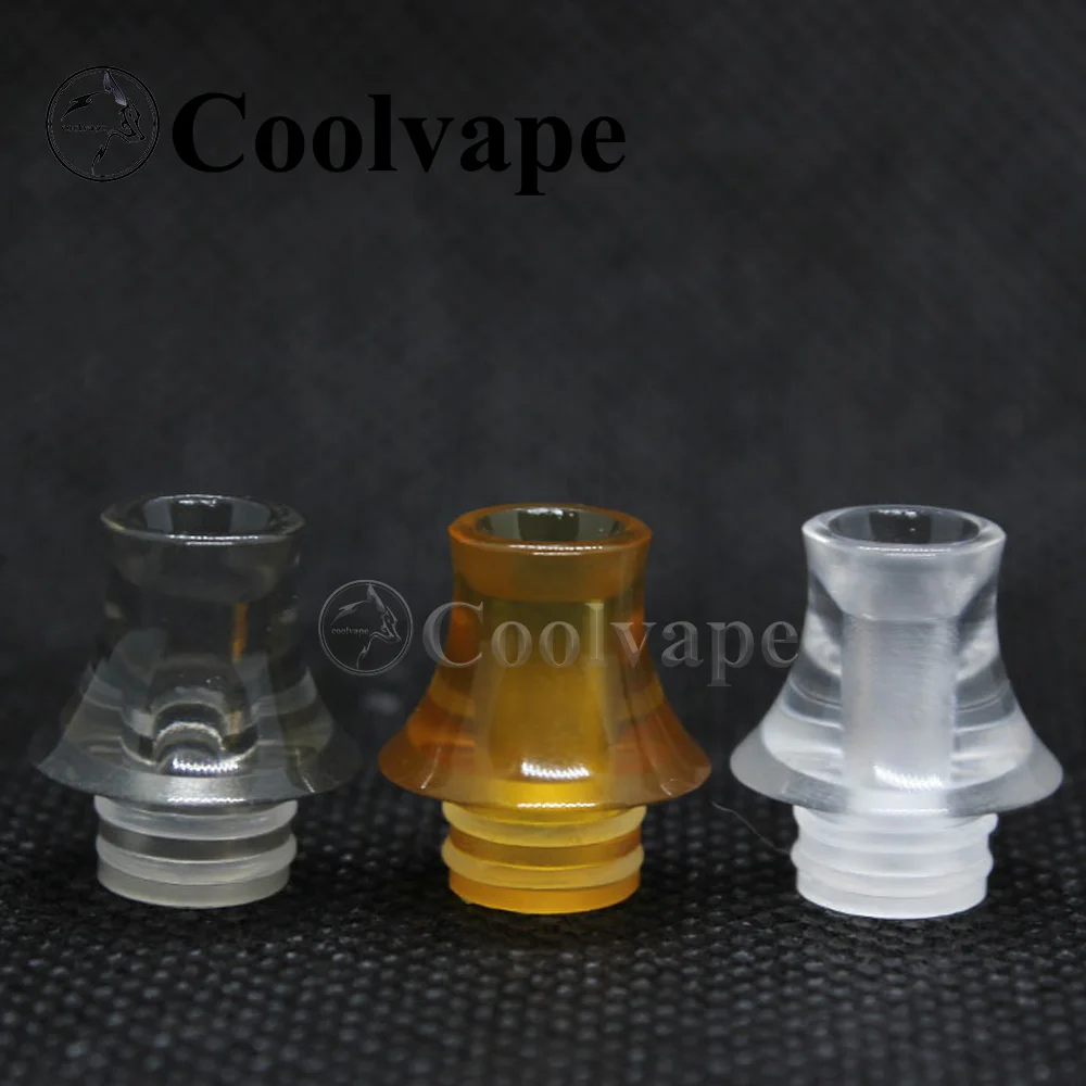 

coolvape 510 Mtl Drip Tip PEI for taifun gt4s rta Narrow Bore Small Mouthpiece PC Clear Vape Tip for Atomizer Vape Acceossories