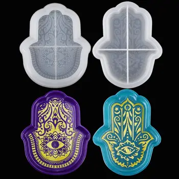 Palm Dish Plate Storage Tray Silicone Mold for DIY Resin Hand Of Fatima God'S Eye Crystal Epoxy Crafts Handmade Jewelry Tools
Palm Dish Plate Storage Tray Silicone Mold for DIY Resin Hand Of Fatima God'S Eye Crystal Epoxy Crafts Handmade Jewelry Tools