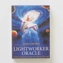 New Lightworker Oracle Tarot Card Fate Divination Game Card Full English Adult Child Entertainment Board Game
New Lightworker Oracle Tarot Card Fate Divination Game Card Full English Adult Child Entertainment Board Game
