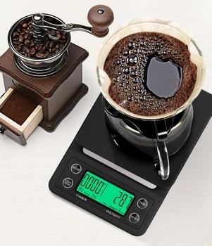 3kg / 0.1g 5kg / 0.1g Drip Coffee Scale With Timer Portable Electronic Kitchen Scale High Precision LCD Electronic Scale Kitchen
3kg / 0.1g 5kg / 0.1g Drip Coffee Scale With Timer Portable Electronic Kitchen Scale High Precision LCD Electronic Scale Kitchen