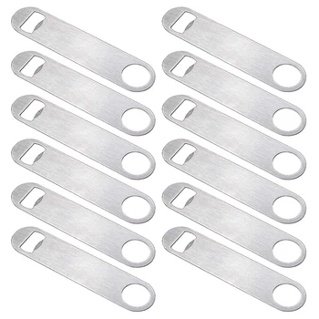 12 Pack 7 inch Stainless Steel Bottle Opener,Professional Grade Heavy Duty Flat Bottle Opener in Kitchen, Bar, Restaurant, Party
12 Pack 7 inch Stainless Steel Bottle Opener,Professional Grade Heavy Duty Flat Bottle Opener in Kitchen, Bar, Restaurant, Party