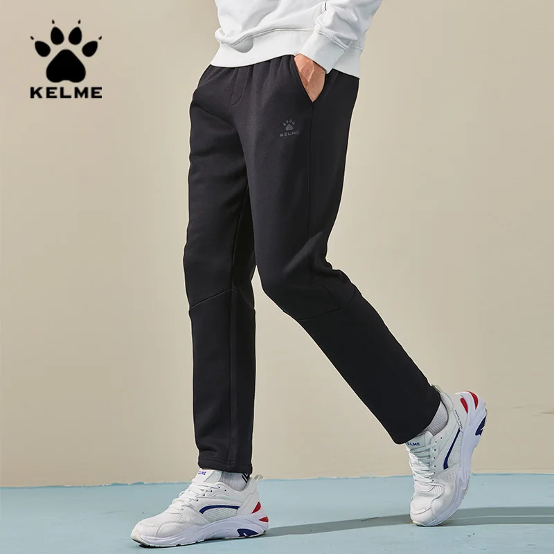 Мужские плотные спортивные брюки KELME, теплые брюки для осени и зимы, свободные прямые черные брюки с завязками, 3891365
Мужские плотные спортивные брюки KELME, теплые брюки для осени и зимы, свободные прямые черные брюки с завязками, 3891365