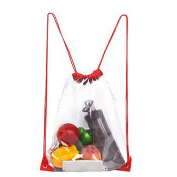 Transparent Waterproof Drawstring Backpack Storage Bag for Sport Clothes Beach New
Transparent Waterproof Drawstring Backpack Storage Bag for Sport Clothes Beach New